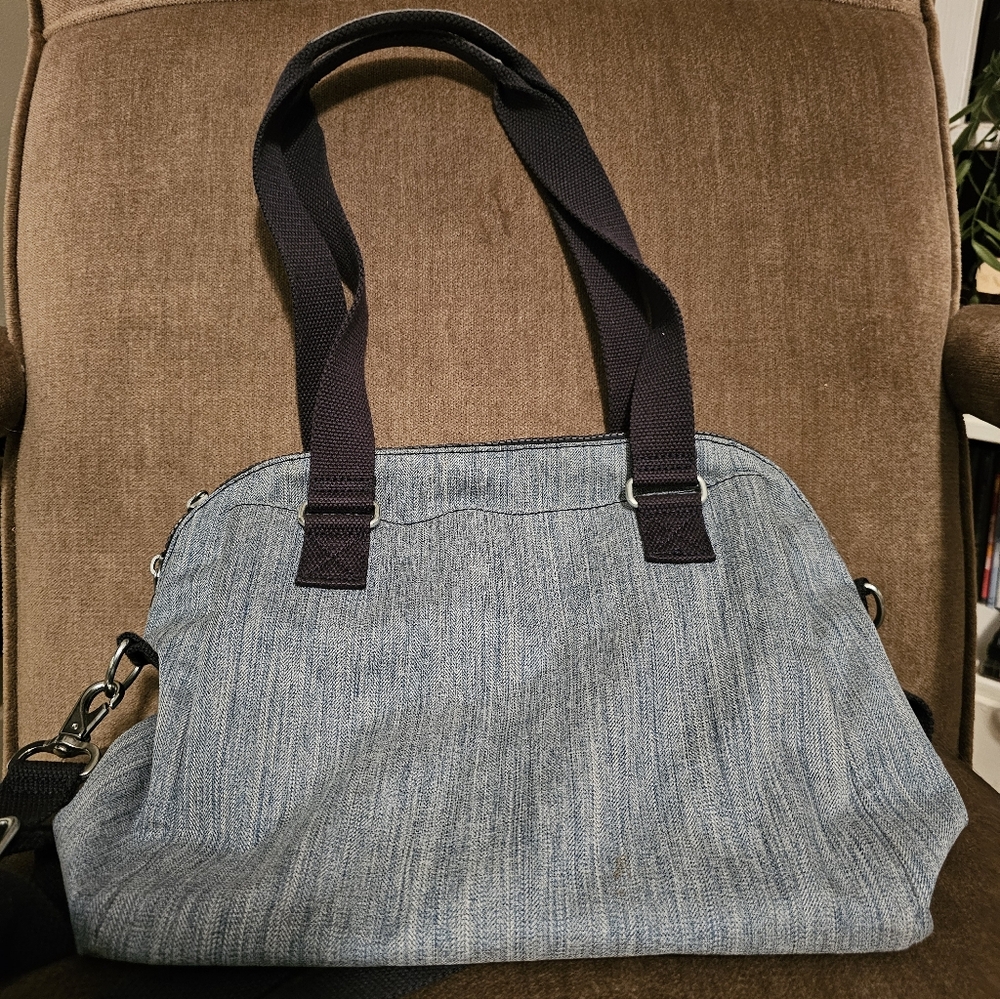 Kipling Felicity Indigo Chambray Double Handle Organizer Women's Bag - Picture 3 of 8